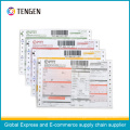 Courier NCR Paper Waybill avec Tracking Barcode